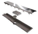 Ralo Linear 50cm Versatile C/ Tampa Inox Saída Central