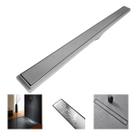 Ralo Linear 5x60 invisível Banheiro Inox Oculto 2 em 1 Coletor Cinza Saídas 40mm com Tela (5cm x 61cm)