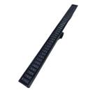 Ralo Linear 5x70 Grelha Aluminio Preto Com Tela Anti Insetos e Coletor Preto