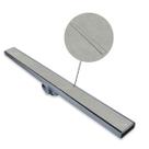 Ralo Linear 5x70 Invísivel Piso/Porcelanato Coletor Cinza Saída Baixa ou Sifonada Lateral 40mm