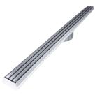 Ralo Linear 5x90 Box Banheiro Inox Escovado Trilho Coletor Branco com Tela