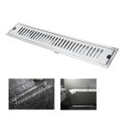 Ralo Linear 60cm Inox Banheiro Area Externa Anti Odor Inseto
