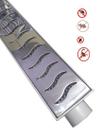 Ralo linear 6x50 Inox Aberta Coletora Branca e Tela Ralo linear 6x50 Inox Aberta Coletora Branca e Tela