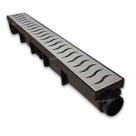 Ralo Linear 6x50 Inox modelo Luxo S com Tela Coletor Marrom Sequencial Saídas de 40mm
