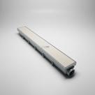 Ralo Linear 6x50cm Invisível Sifonado Banheiros Cola Piso Cz