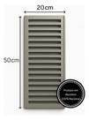 Ralo Linear Alumínio Escovado 20x50 C/suporte Área Externa