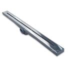 Ralo Linear Banheiro 5x70 Inox 304 Ciclope Caixa Sifonada Cinza com Tela
