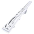 Ralo Linear Básico Branco Plástico 5x70 Banheiro Seca Box ( 5cm x 70cm)