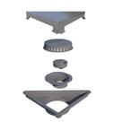 Ralo Linear Canto Tampa INOX ESCOVADO VERTEX ELLEVE