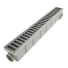 Ralo Linear De Alumínio 1 Metro 2 Peças 6x50 Cm Piscina