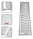 Ralo Linear Elite Znubi Grelhas 15x100cm Alumínio Anti Inseto Retangular Ralo Linear Elite Znubi Grelhas 15x100cm Alumínio Anti Inseto Retangular