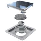 Ralo Linear Elleve Square Inox 15x15cm 100/150
