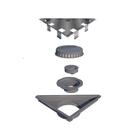 Ralo Linear Elleve Vertex Triangular Oculto 100mm