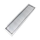 Ralo Linear Embralumi Oculto Invisível Piso Aço Inox 40x10cm Ralo Linear Embralumi Oculto Invisível Piso Aço Inox 40x10cm