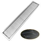 Ralo Linear Embralumi Oculto Invisível Piso Aço Inox 50x10cm Ralo Linear Embralumi Oculto Invisível Piso Aço Inox 50x10cm