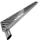 Ralo Linear Industrial Inox Com Coletor De Resíduos 80cm