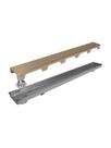 Ralo Linear Inox Ouro Fosco 80 cm