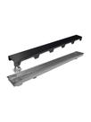 Ralo Linear Inox Preto Brilhante 80 cm