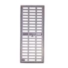 Ralo linear JrGrelhas em aluminio fundido tam 20x50cm com porta grelhas