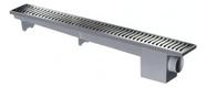 Ralo Linear Modulável Cinza C/ Grelha Cromada 50 Cm Herc