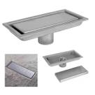 Ralo Linear Oculto 50cm Inox Banheiro Anti Odor Higienico