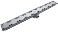 Ralo linear oculto sifonado de aluminio 7x70 saida lateral