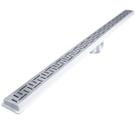 Ralo Linear Seca o Box 5x80 Banheiro Inox Oriente Coletor Branco Saídas 40mm e Tela (5cm x 81cm)