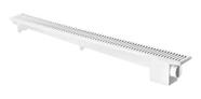 Ralo linear sifonado 50cm x 6,8cm x 4cm x saida 40mm branco ref 4025 herc
