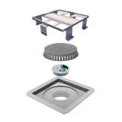 Ralo Linear Square Line Tampa Oculta 10x10cm Elleve