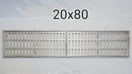 Ralo linear tam. 20x80 cm em aluminio composta por duas grelhas 20x40cm Ralo linear tam. 20x80 cm em aluminio composta por duas grelhas 20x40cm