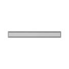 Ralo Neo Tramontina Slim Com Tampa Em Aço Inox 80x7,5 Cm