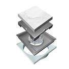 Ralo Oculto 15Cm Quadrado Mozaik