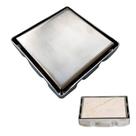 Ralo Oculto 15x15 Invisivel Inox Anti Odor Anti Inseto Casa Banheiro Lavabo Varanda Cozinha Resistente Seguro Higienico