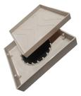 Ralo Oculto 15x15 Invisivel Para Piso Porcelanato Bege