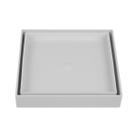 Ralo oculto Astra quadrado universal 15x15 Branco