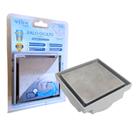 Ralo Oculto Duplo 10cm x 10cm da Flvx Hidro com Tampa de INOX e Base Plástica ROD10 IN PLA