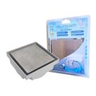 Ralo Oculto Duplo 15x15cm Flvx Hidro Tampa Inox E Base Plástica