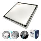 Ralo Oculto Escovado Inox Metal S/ Borda