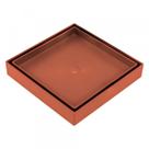 Ralo Oculto Invisível 15x15 com Encaixe Universal Marrom Ralo Oculto Invisível 15x15 com Encaixe Universal Marrom