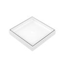 Ralo Oculto Invisível 15x15cm Branco com Encaixe Universal