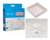 Ralo Oculto Invisível Piso Seco Quadrado Astra 15x15 Branco