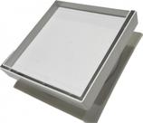 Ralo Oculto Invisível PVC 15x15 Cm Para Banheiro Cola Piso Anti Odor/inseto