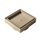 Ralo Oculto Invisível Quadrado 10X10 Cm Seca Piso E Porcelanato Várias Cores
