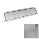 Ralo Oculto Linear 30cm Invisivel Aço Inox Anti Odor Anti Inseto Banheiro Lavabo Resistente Seguro Higienico