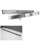 Ralo Oculto Linear Invisivel Aço Inox 60cm Anti Inseto Anti Odor Banheiro Lavabo Seguro Resistente