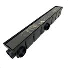 Ralo Oculto Linear Invisível Para Cola Piso 6x50cm Preto Ralo Oculto Linear Invisível Para Cola Piso 6x50cm Preto