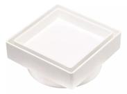 Ralo Oculto Pvc Branco Sifonado 15x15 Saída 100/150mm Vila