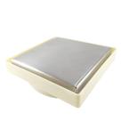 Ralo Oculto Sifonado 15x15 Tampa Inox - Bege