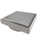 Ralo Oculto Sifonado 15x15 Tampa Inox - Branco