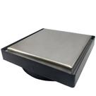 Ralo Oculto Sifonado 15x15 Tampa Inox - Preto